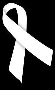 Wear a white ribbon to show your support